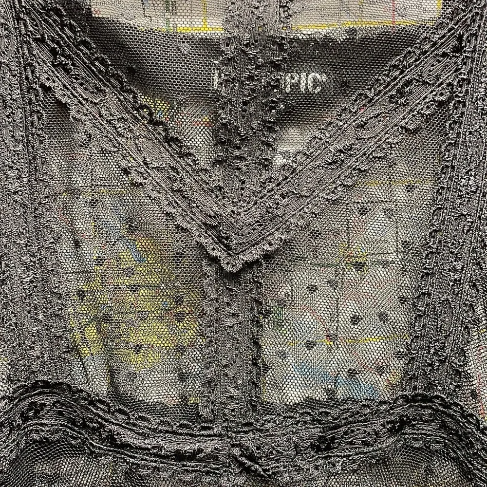 Hot Topic vintage Mesh Maxi Dress - Picture 5 of 10